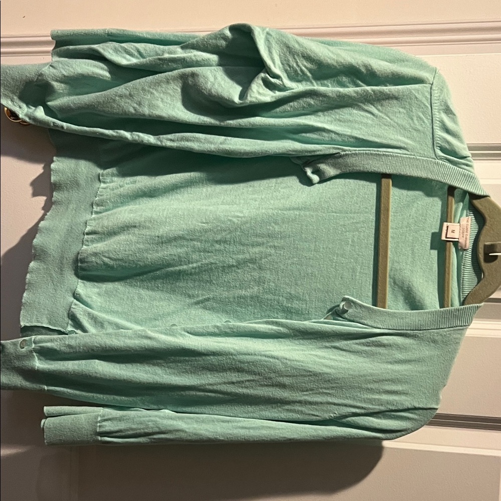 Mint Green Lightweight Cardigan Sweater